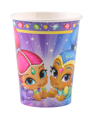 Picture of SHIMMER & SHINE PAPER CUPS 250ML - 8PK